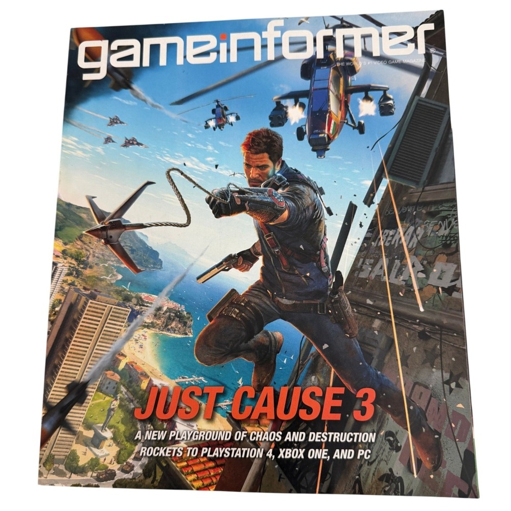 Game Informer Magazine Issue 260 December 2014 Just Cause 3 Cover Gaming News